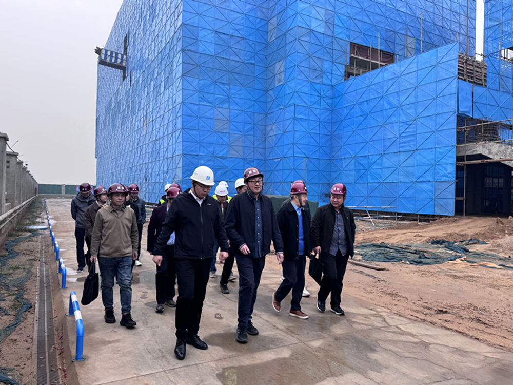 鄭州市建設投資集團有限公司黨委委員、紀委書記張煉帶隊調研六十七高項目建設